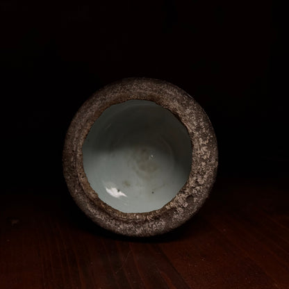 Joseon dynasty porcelain footed offering bowl (jesa vessel) with lid, view 3 of 11