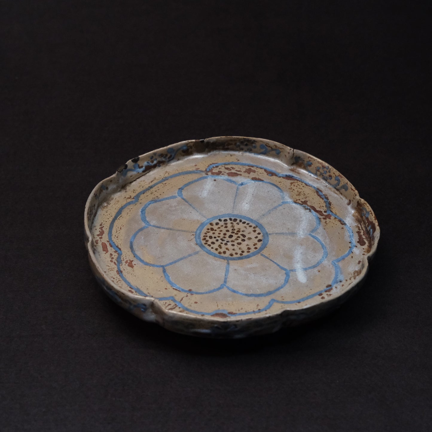Ofuke Ware Plate — green-glazed leaf-form dish with modeled midrib and veining, 19c. Japan