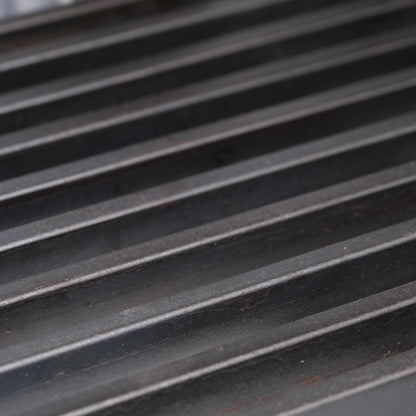 Fireplace grate alternate angle showing full form