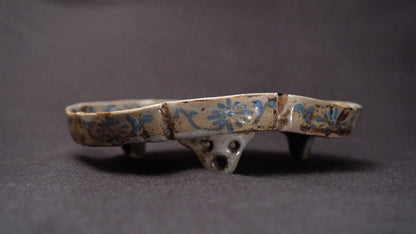 Ofuke Ware Plate, green-glazed leaf-form dish, 19c. Japan — alternate view 8 of 15