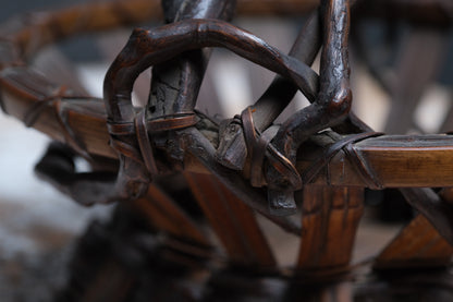 Wisteria and Bamboo Fruit Basket