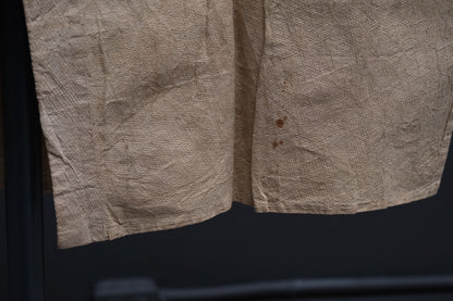 Full view of Edo period Japanese kamiko washi paper undershirt
