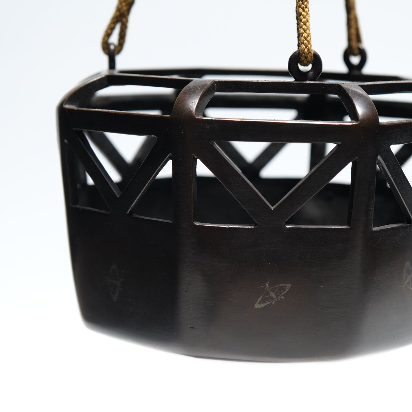Hanging Bronze Container