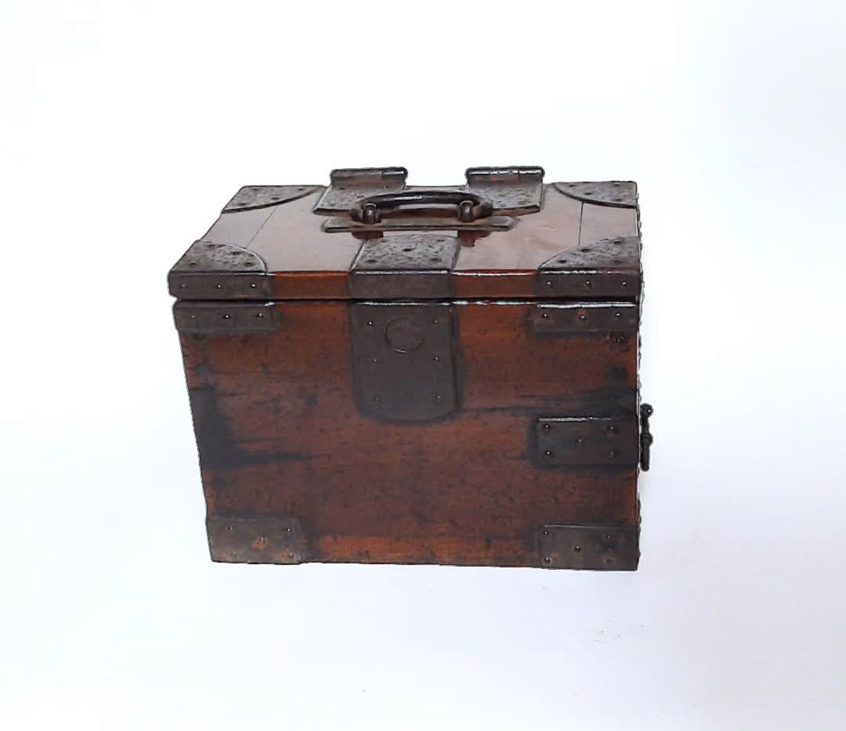 Full view of Meiji period Japanese stamp storage box in excellent condition
