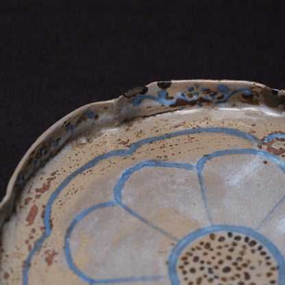 Ofuke Ware Plate, green-glazed leaf-form dish, 19c. Japan — alternate view 6 of 15