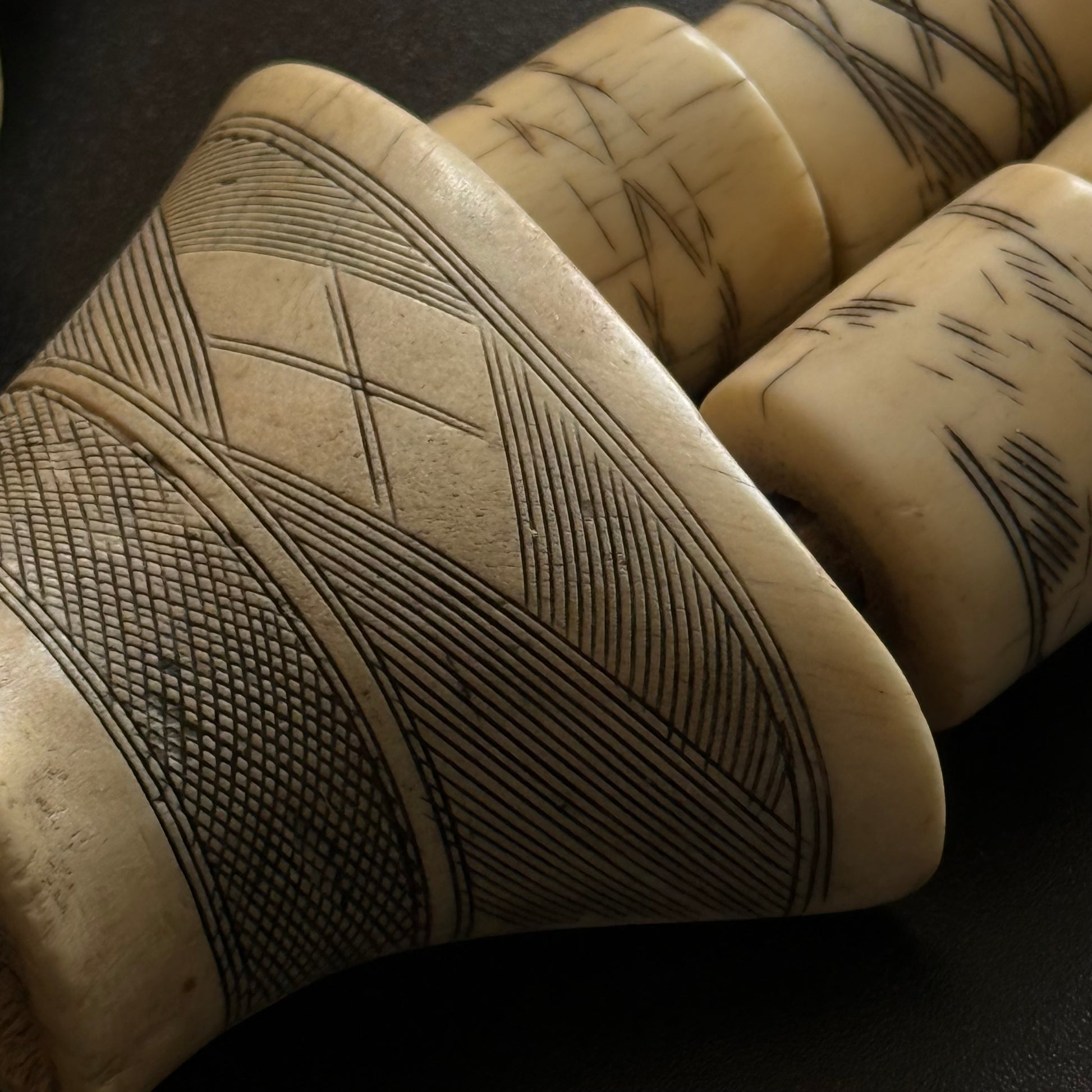 Detail of rope construction on Japanese Tohoku cattle pack harness crupper