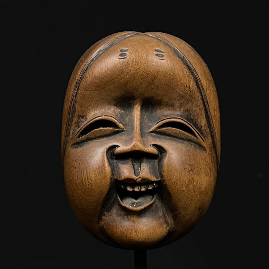 Okame Netsuke