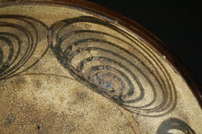 Horse Eye Setoware Plate